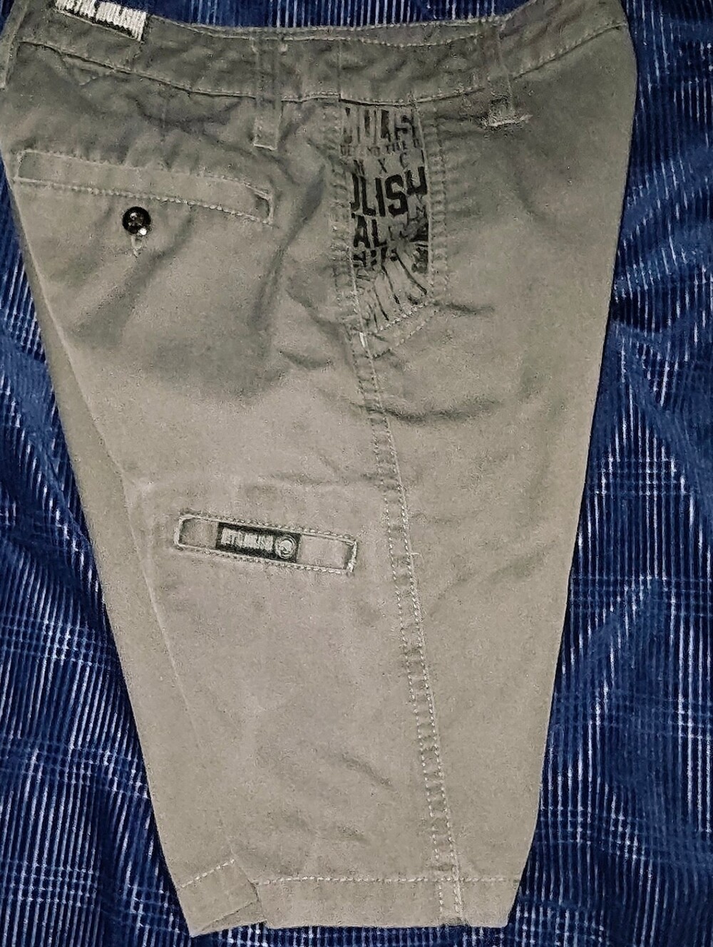 Metal Mulisha Boys Gray Cargo Shorts Size 25W